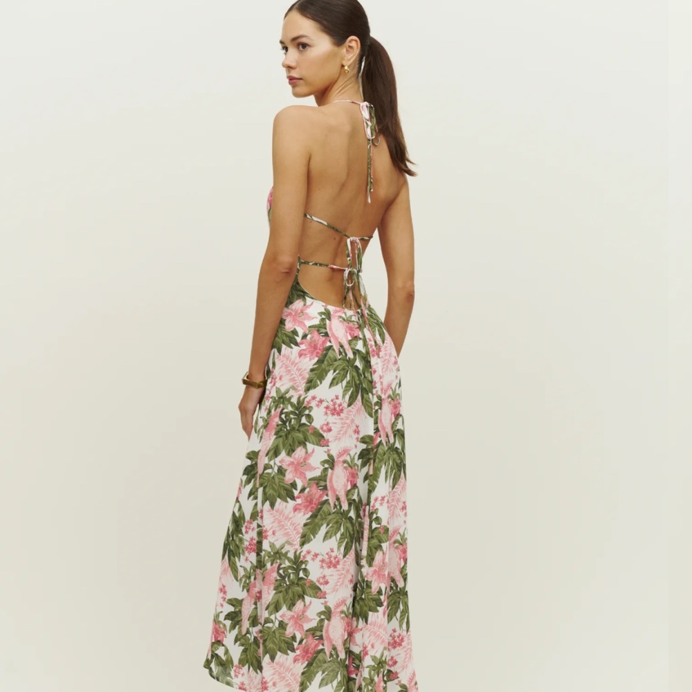 NWT Reformation Tova Dress size 2 Open Back